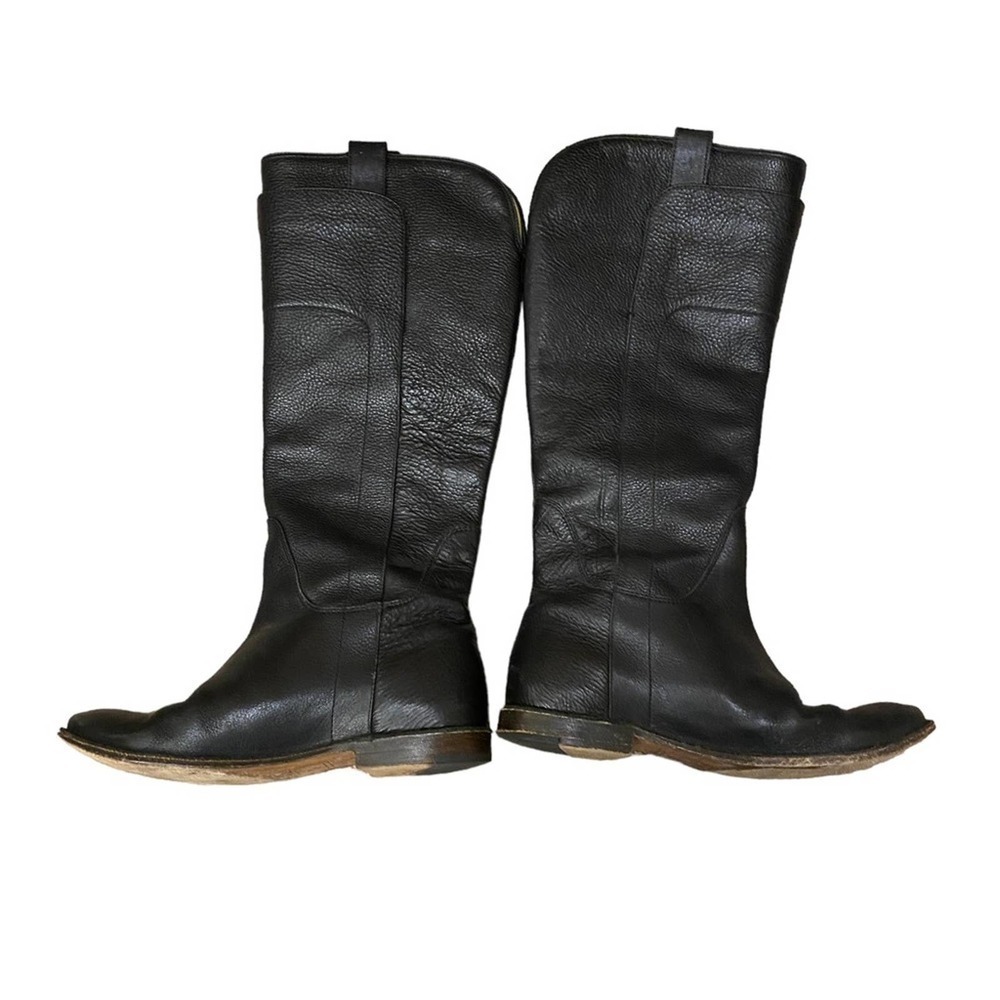 Frye Paige tall riding leather boot 77535 size 6 brown